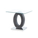 Tracker - End Table - Brown White