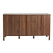 Colored Fluted Sideboard With 3 Doors And 1 Drawer