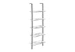 Bookshelf, Bookcase, Etagere, Ladder, 5 Tier, For Office, Marble Look Contemporary & Modern