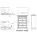 Aurelia - Chest & LED Lighting - Silver
