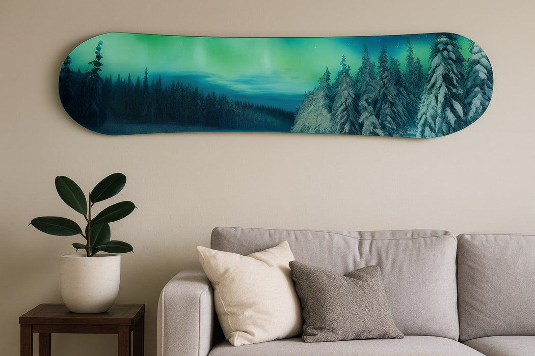 Snowboard - Northern Lights - Blue