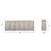 Colette - 6 Door Cabinet Sideboard - Brown