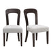 Upholstered Dining Chairs (Set of 2) - Gray