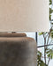 Zandophen - Metal Table Lamp - Antique Gray