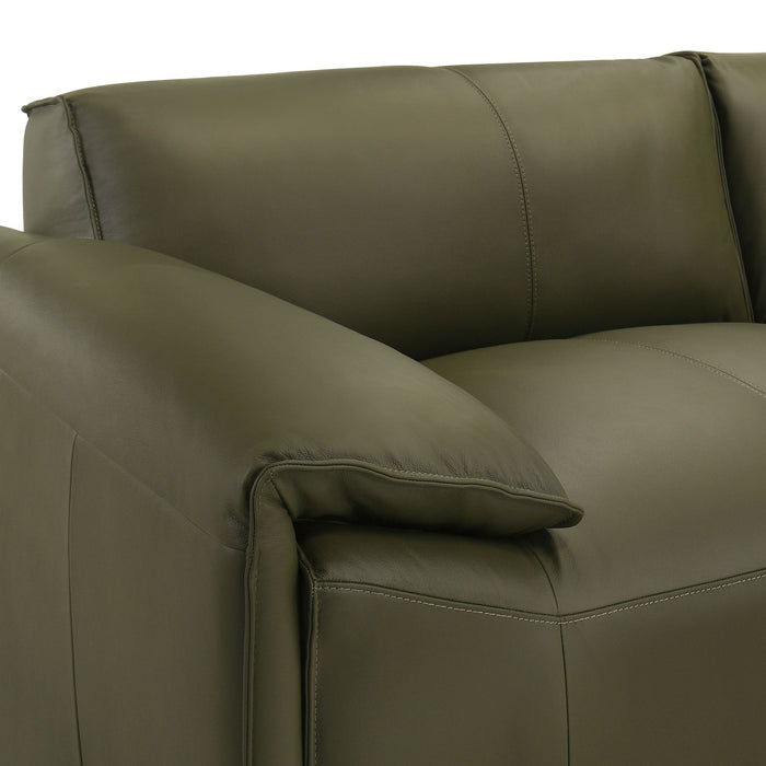 Tanner - Leather Sofa With Padded Arms