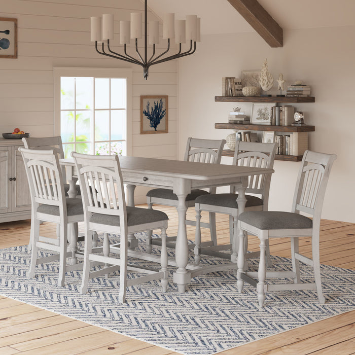 Gathering Height Table - Gray - Solid Wood