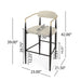 Upholstered Bar Stools With Backs For Kitchen Island (Set of 2)