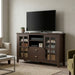 Artisan - Tall TV Media Stand - Natural Aged Brown