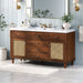 Bathroom Vanity With Sink, 5 Legs, Soft Close Drawers