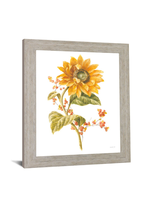 Golden Sunburst - 28" x 34" Framed Wall Art