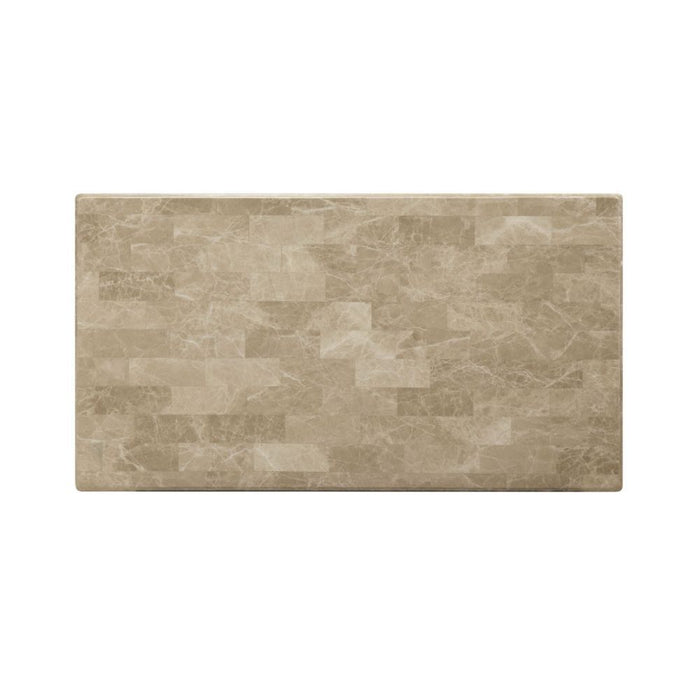 Daesha - Coffee Table - Marble Top & Antique Gold