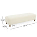 Comfortable Ottoman - White