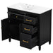 Bathroom Vanity With Sink Top, 3 Soft Closing Drawers