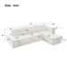 L-Shaped Modular Sofa With Double Layer Cushion