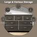 Carine II - Dresser - Gray