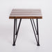 Zenith - Outdoor Industrial Accent Table (Set of 2) - Teak