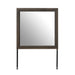 Harry - Mirror, Large Scale Design For Bedroom - Brown