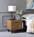 Trolgar - Accent Table - Brown Oak & Black