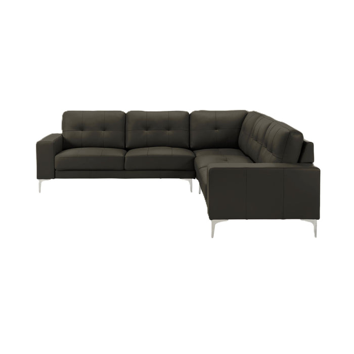 Pimentel Leather Sectional Sofa