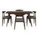 Retro Elegant 5 Piece Dining Set