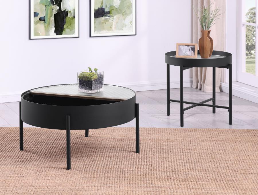 Ozella - Round Coffee Table Set
