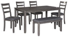 Bridson - RECT DRM Table Set (Set of 6) - Gray