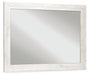 Paxberry - Bedroom Accent Mirror - Whitewash