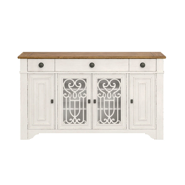 Server - Brown / White
