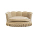 Clara - Medium Scalloped Pet Sofa Bed - Brown