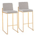 Fuji - Contemporary Design High Back Barstool