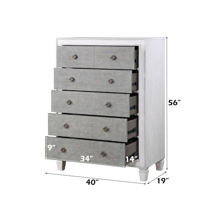Katia - Chest - Rustic Gray & Weathered White