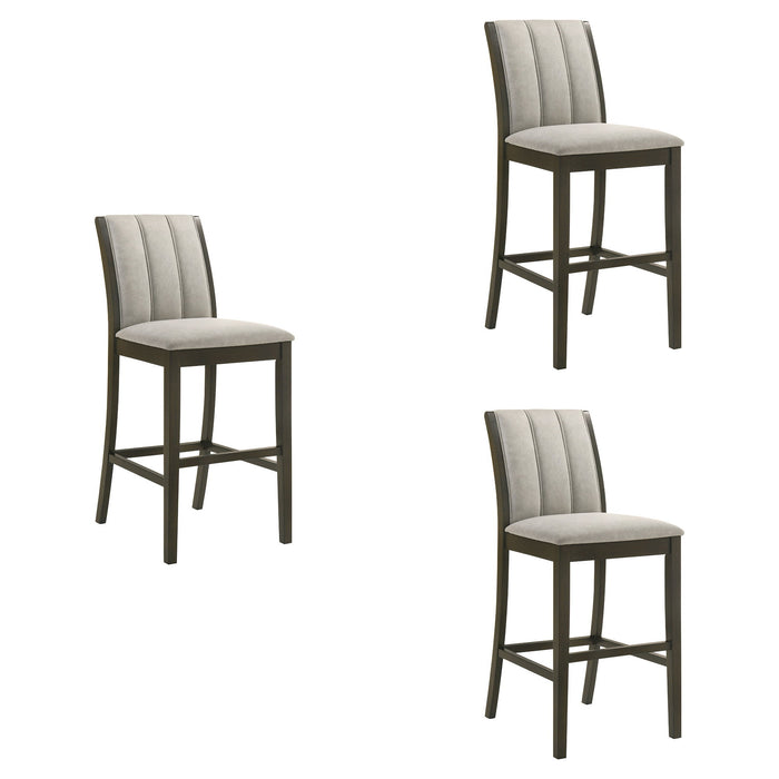Nolan - 26" Counter Height Rubberwood Barstool (Set of 2)