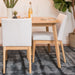 Contemporary Dining Chair (Set of 2) With Upholstered Legs - Light Beige