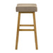Lenon - Modern Farmhouse Wood Bar Height Kitchen Bar Stool