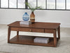 Trenmour - Rectangular Cocktail Table - Medium Brown