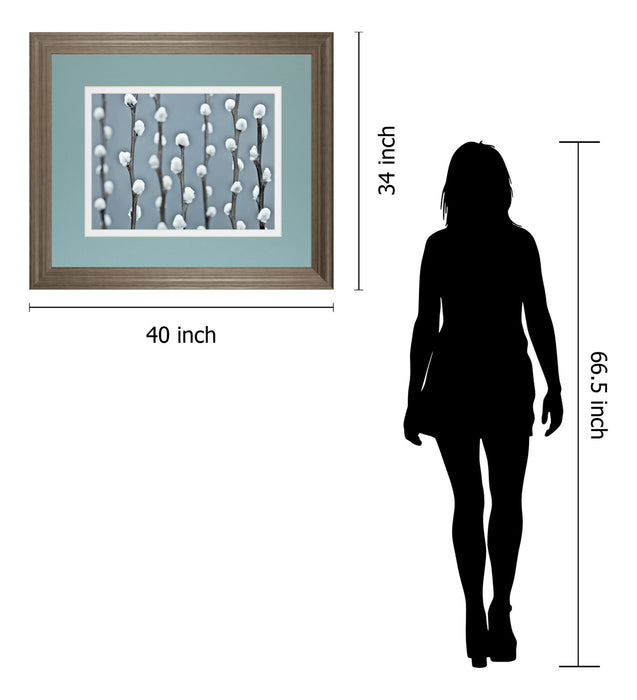 Protected By Frank Assaf - Framed Print Wall Art - Blue