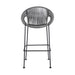Acapulco - 30" Indoor Outdoor Steel Bar Stool With Rope Set of 2