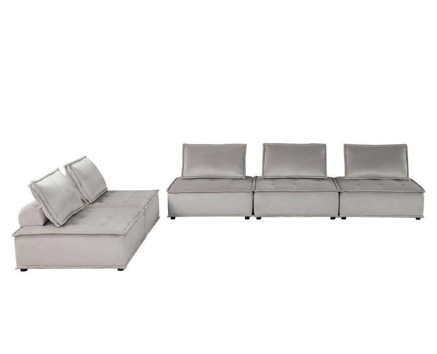 Anna - Soft Velvet Modular Sofa