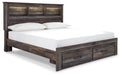 Drystan - Panel Bookcase Bed