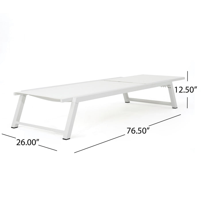 Myers - Modern Chaise Lounge Set With Adjustable Back