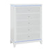Adalid - 5 Pieces Bedroom Set With LED Lights And Glittered Detailing