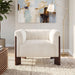 Accent Chair With Tight Back For Living Room