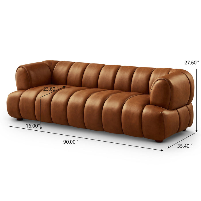 Jasmin - Elegant Upholstered Sofa - Thumbnail 4
