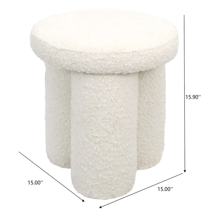 Wesley - Stool - Ivory