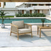 Sumbawa - Outdoor Club Chair - Teak / Beige