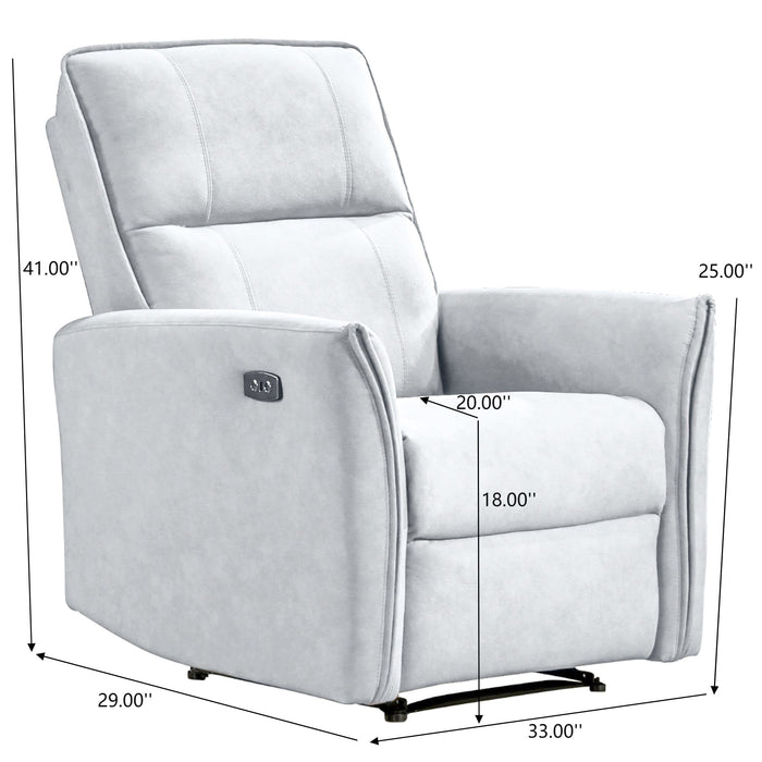 Asheville - Suede Recliner Chair