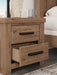 Oliandon - Two Drawer Night Stand - Light Brown