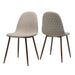 Elegant Dining Chair Set With Fabric