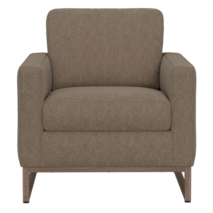 Accent Chair With Track Arm Design
