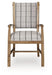 Ridgester - Dining Upholstered Arm Chair (Set of 2) - Light Brown